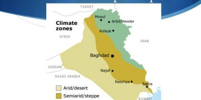 Harta Irak climatice