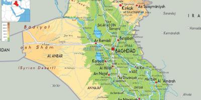 Harta Irak geografie
