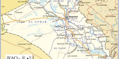 Harta Irak drumuri