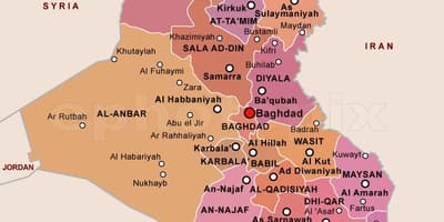 Harta Irak membre