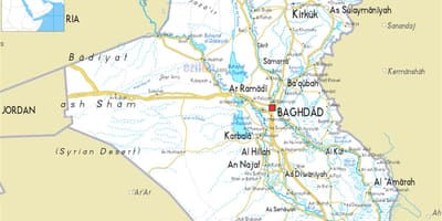 Harta Irak râu